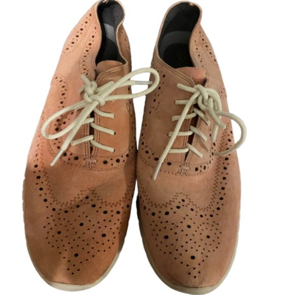 Cole Haan Women's Zerogrand Wingtip Oxford Shoes - Picture 1 of 5